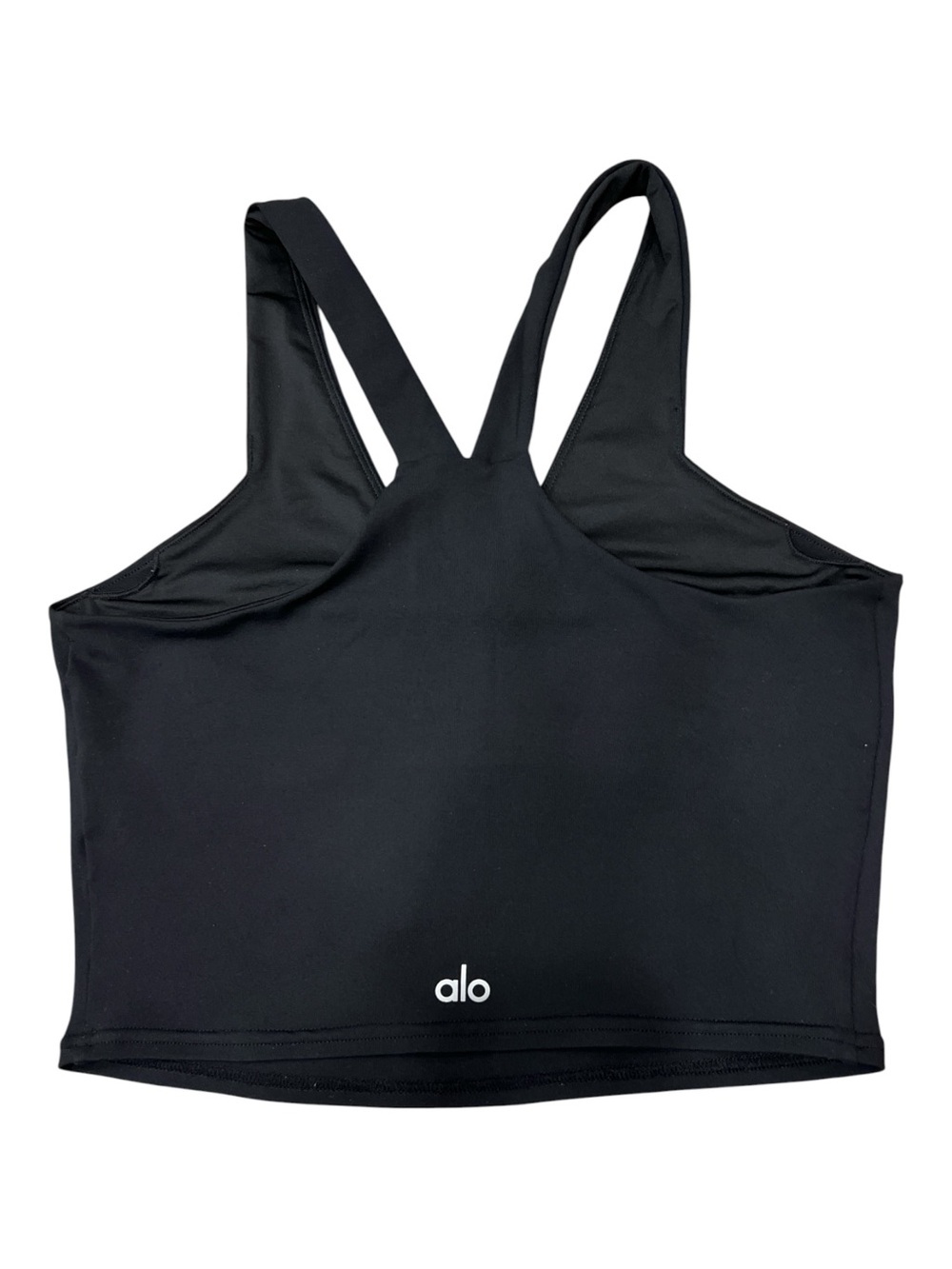 Alo Yoga Airbrush Real Bra Black Tank SZ M